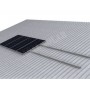 Trapez/Sandviç Çatı Üzeri Dikey 1×8 Kit (L)