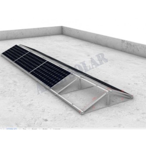 Açılı Üçgen Sehpa Doğu-Batı 2×4 Kit (L)