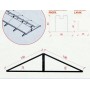Açılı Üçgen Sehpa Doğu-Batı 2×4 Kit (L)